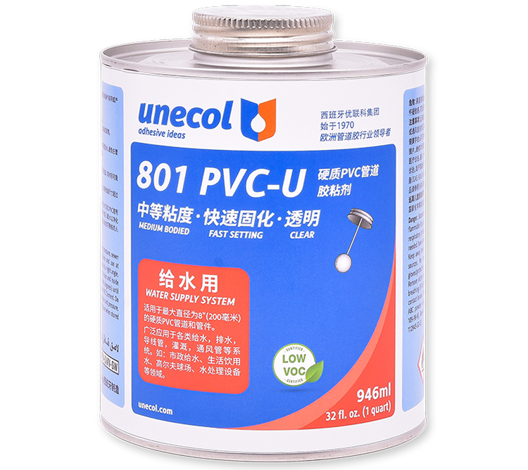 優聯科unecol801膠水  801PVC-U透明